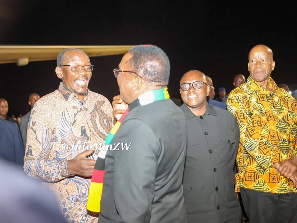 President Mnangagwa leaves for U.A.E